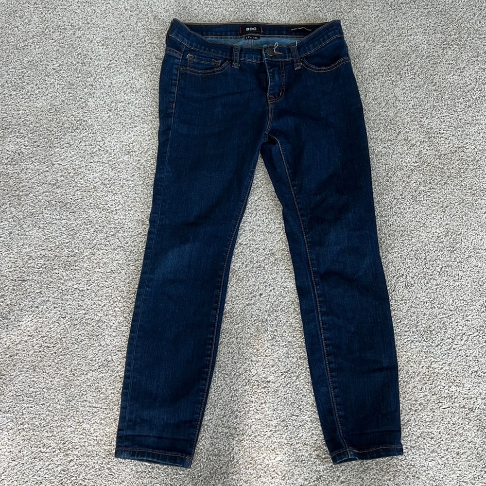Only been worn once! BDG dark jeans!